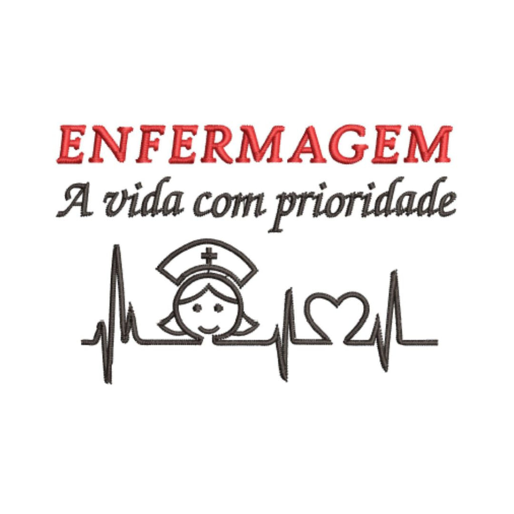 Matriz Bordado Enfermagem Premium 007