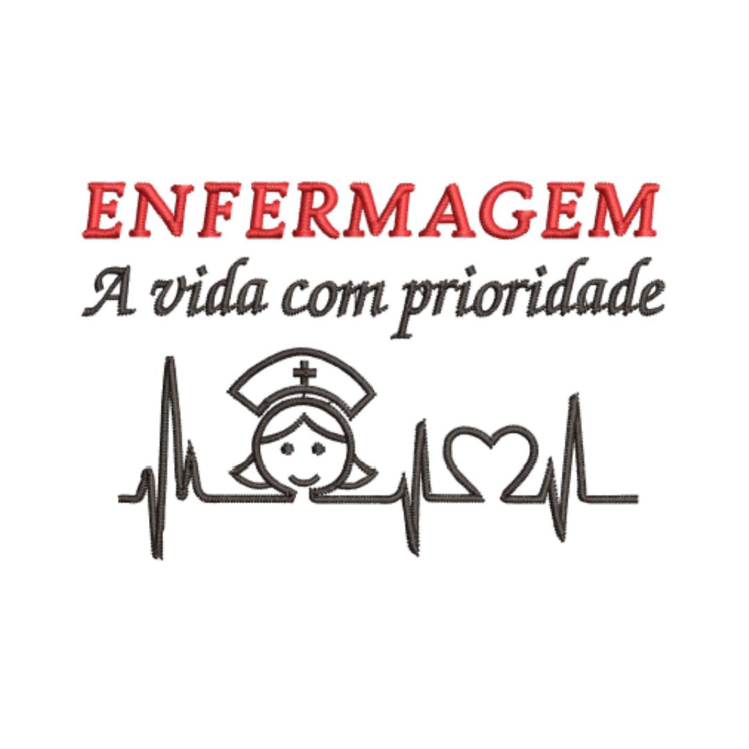 Matriz Bordado Enfermagem Premium 007