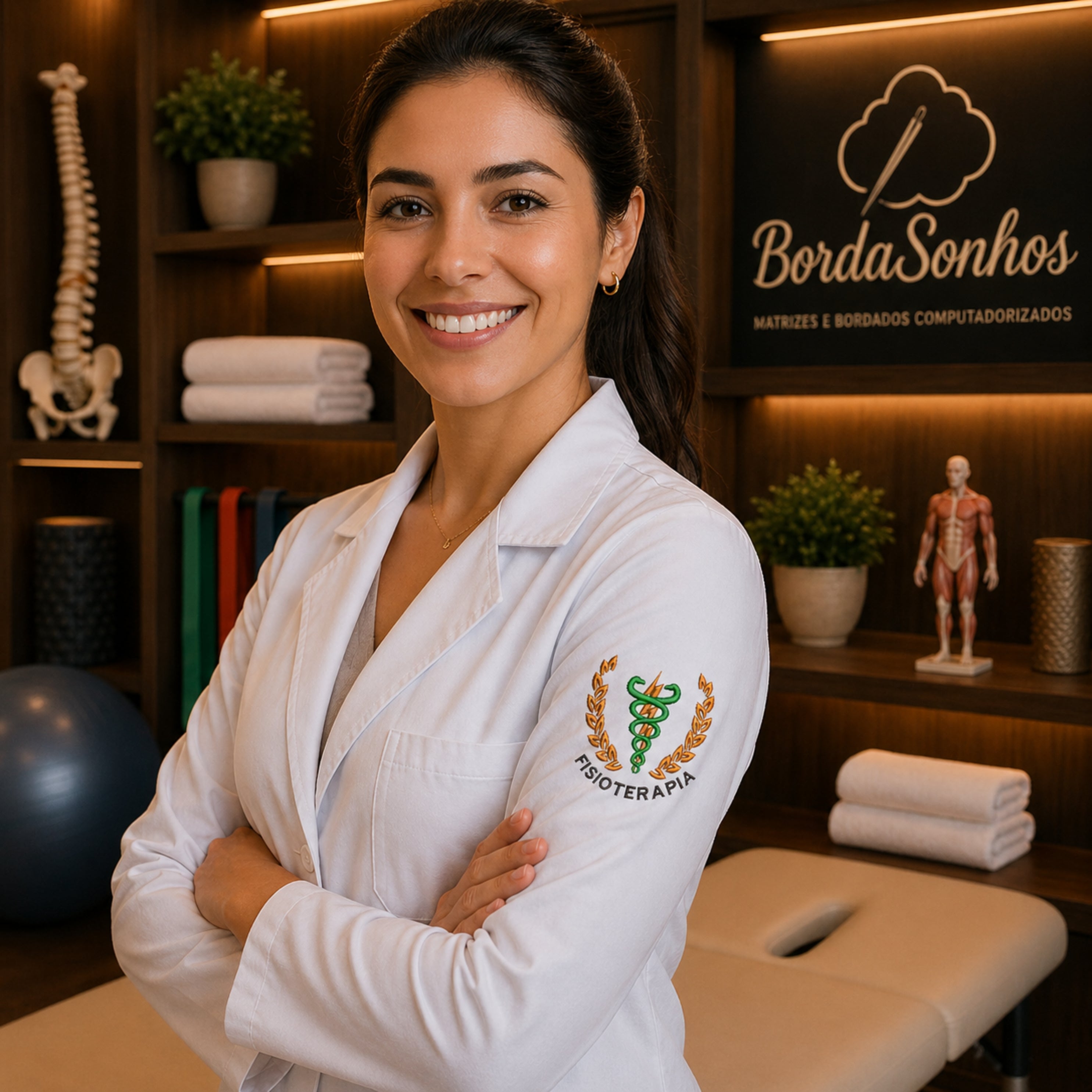 Matriz Bordado Fisioterapia Premium 004