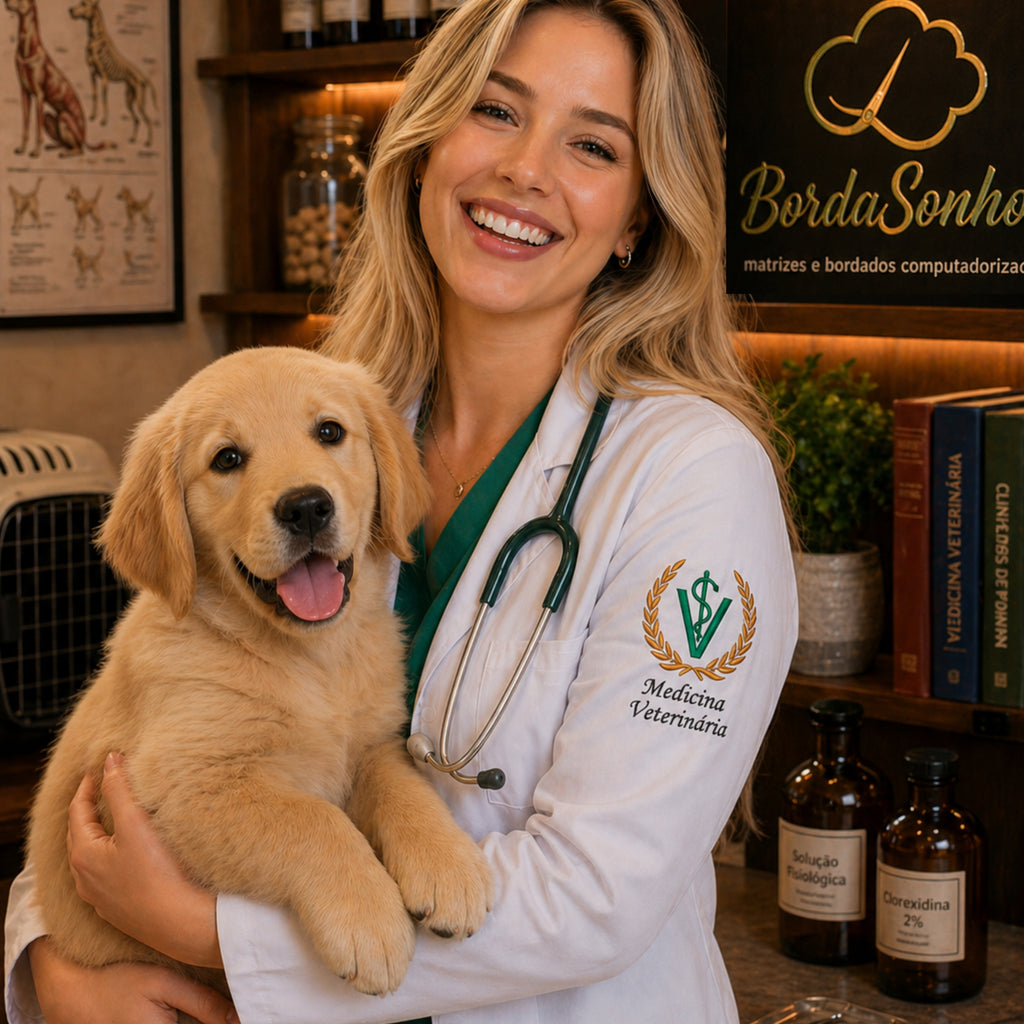 Matriz Bordado Veterinária Premium 001