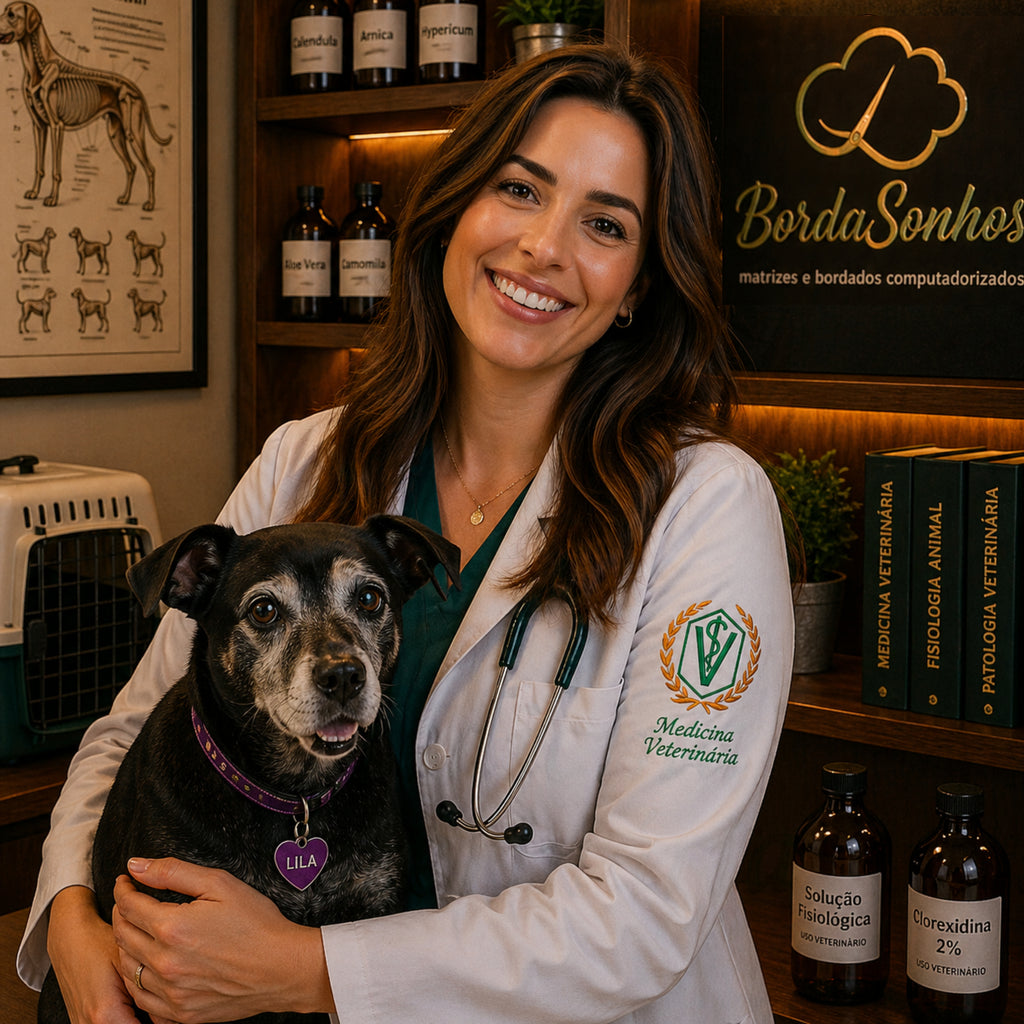 Matriz Bordado Veterinária Premium 003