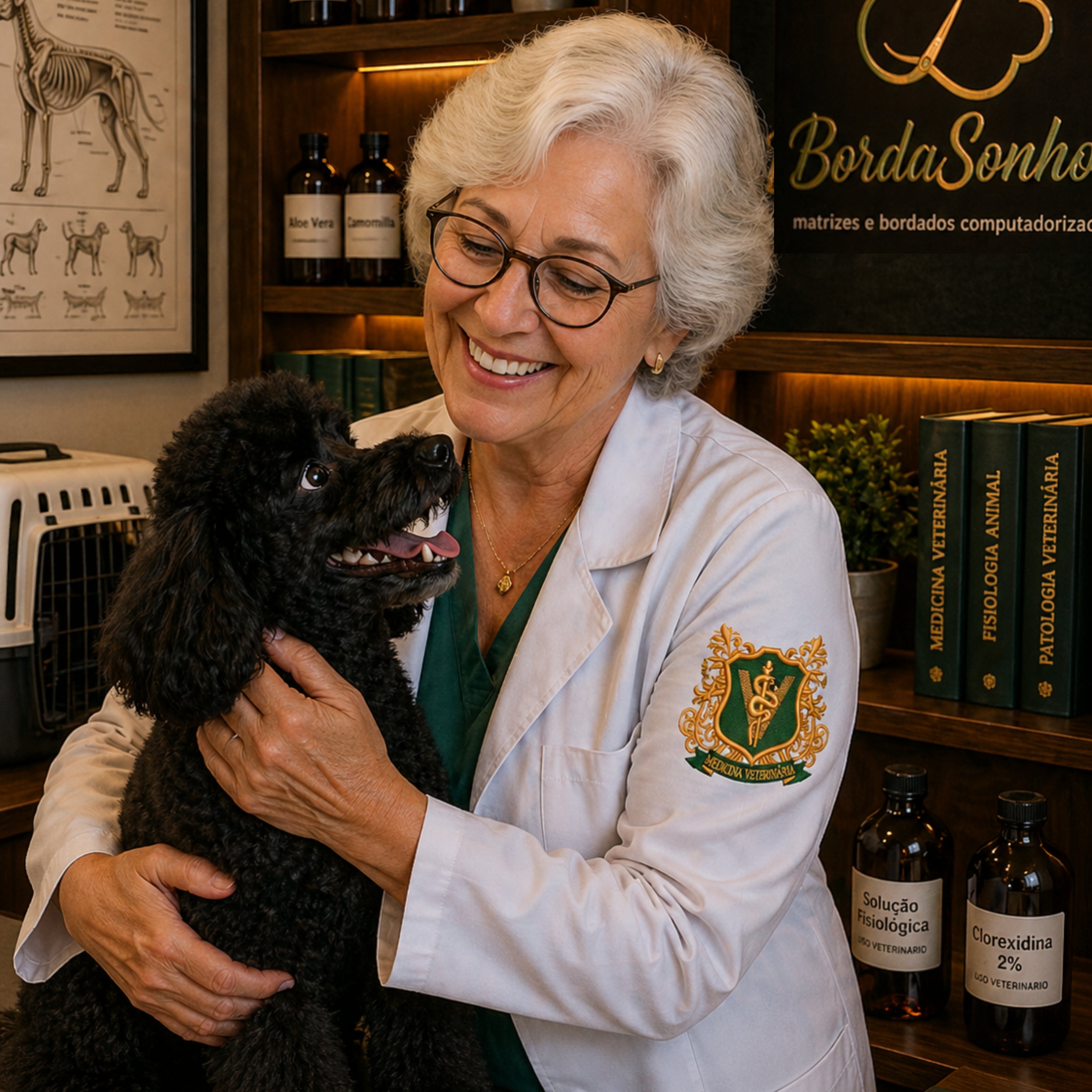 Matriz Bordado Veterinária Premium 006